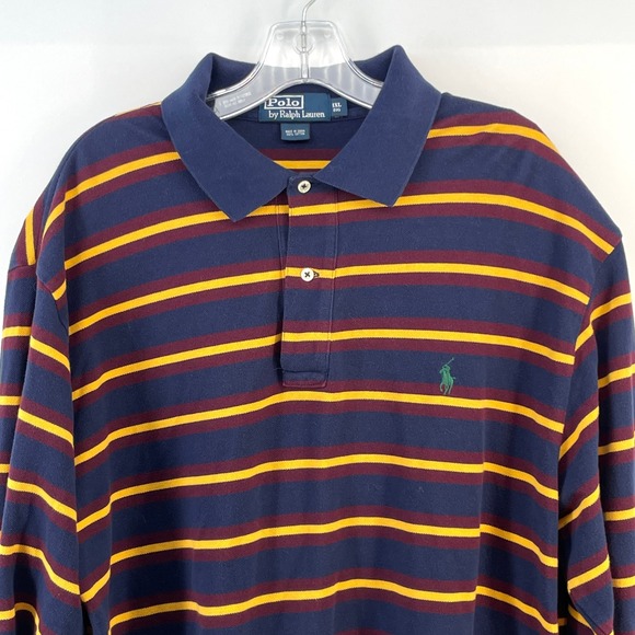 Polo Ralph Lauren Other - Polo by Ralph Lauren 1XL Striped Long Sleeve Polo Shirt Classic Fit‎ Preppy Pony